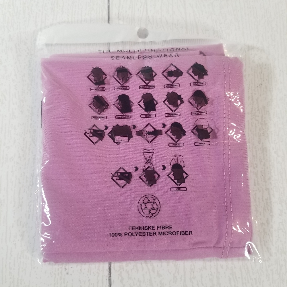 Multifunctional Seamless Wear Neck Gator Mask - PURPLE NEW